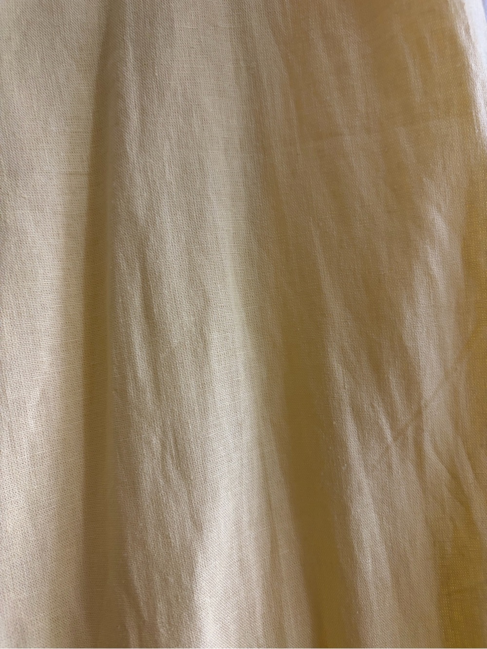 NWT Cato Yellow Linen Blend Trousers Straight Leg Pants Size 14 - Picture 3 of 4